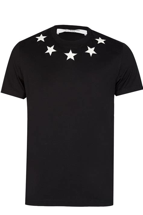 blue givenchy shirt stars|givenchy t shirt size chart.